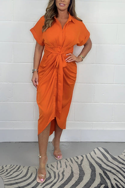 Elegant Pleated Dress