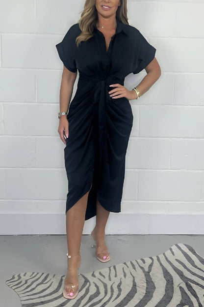 Elegant Pleated Dress