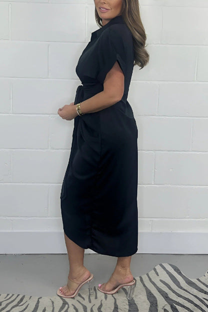 Elegant Pleated Dress