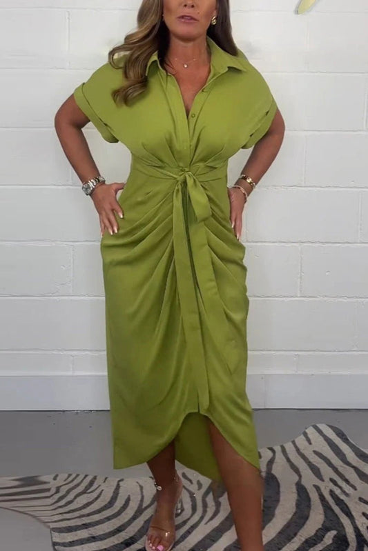 Elegant Pleated Dress