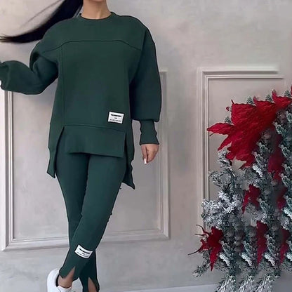 Casual sweatshirt leggings set