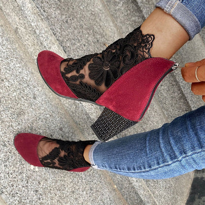 Elegant Summer Lace High Heels