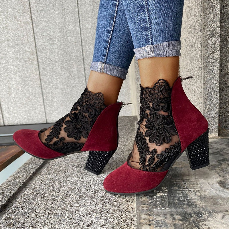 Elegant Summer Lace High Heels